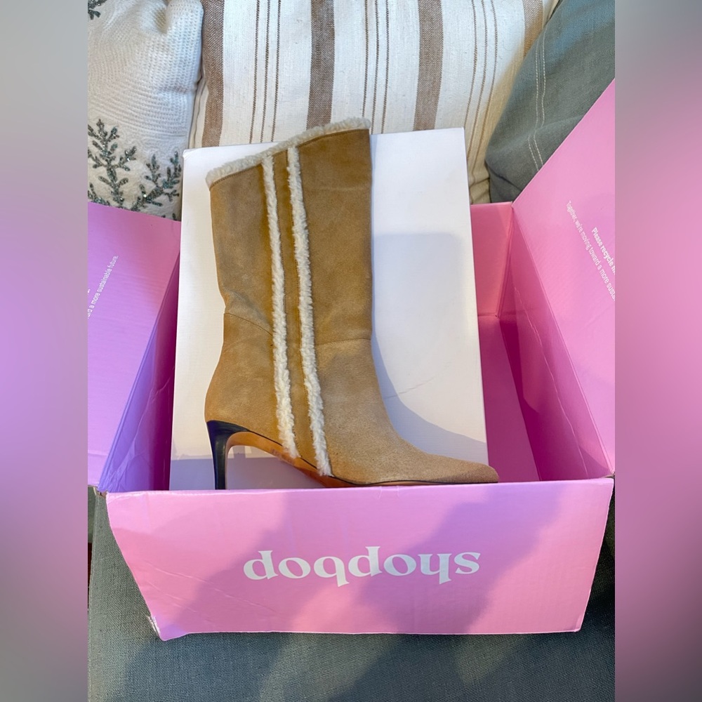 IRO TAKARI BOOTS IN CAMEL